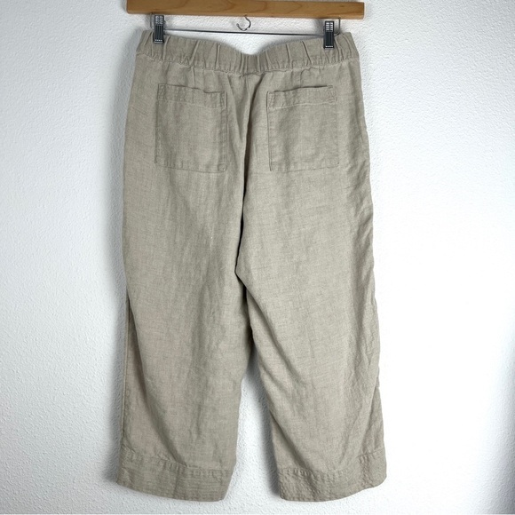 J. Jill Pure Linen 100% Linen CropPant Lagenlook Small Petite - Picture 5 of 7